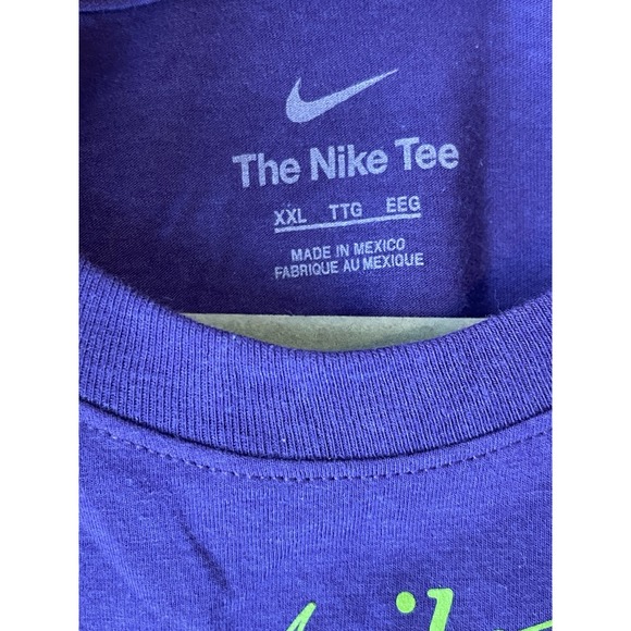 Men's 2XL NWOT Tampa Bay Rays Nike Rewind Retro Short Sleeve Shirt Purple - Picture 3 of 6